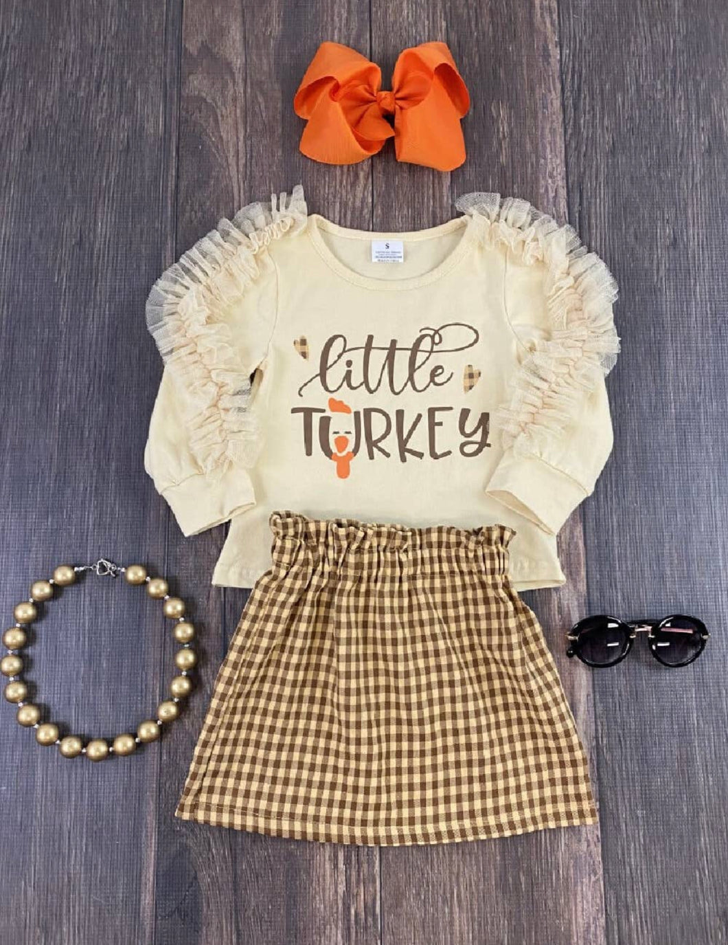 Little Turkey Skirt Set