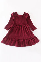Load image into Gallery viewer, Marron Velvet Dress

