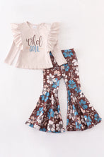 Load image into Gallery viewer, Wild soul floral bell pants set
