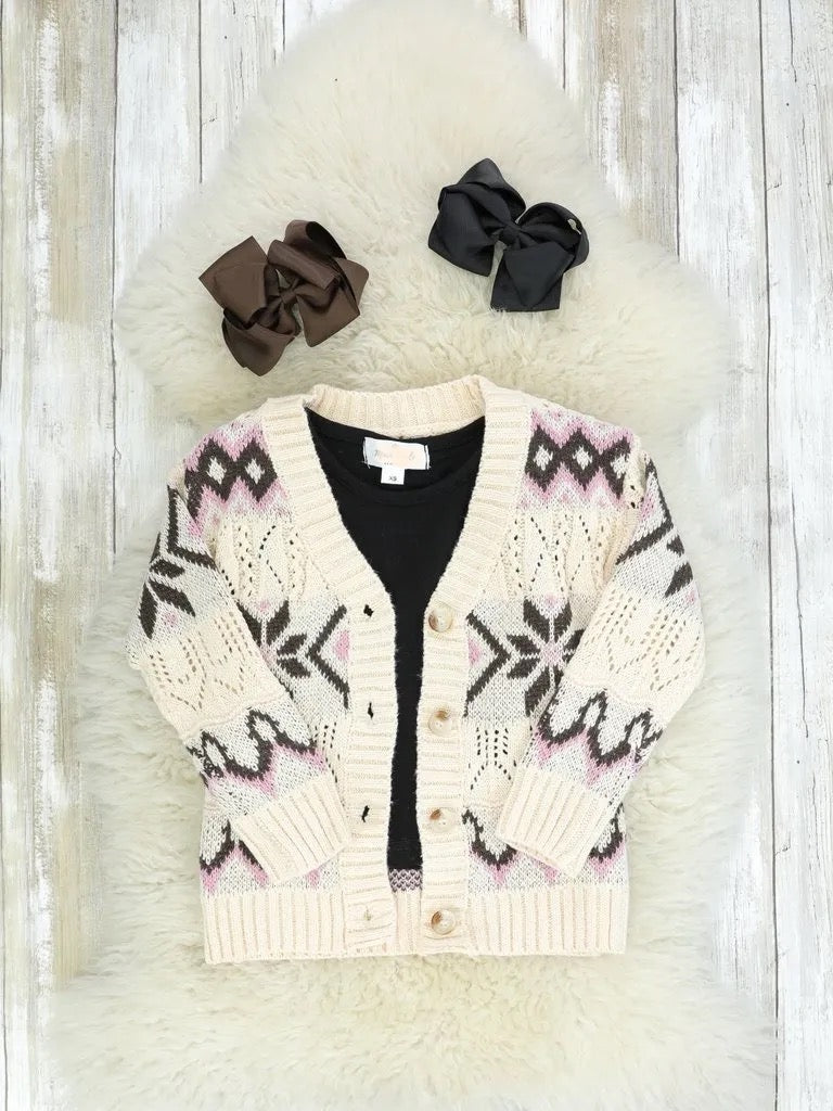 Geometric Cardigan