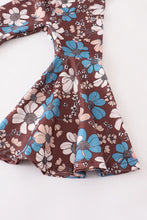 Load image into Gallery viewer, Wild soul floral bell pants set
