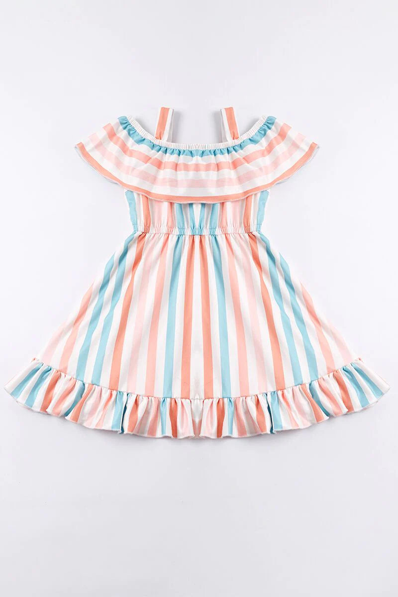 Stripe Ruffle Dress