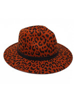 Load image into Gallery viewer, Cheetah Felt Brim Girl Hat
