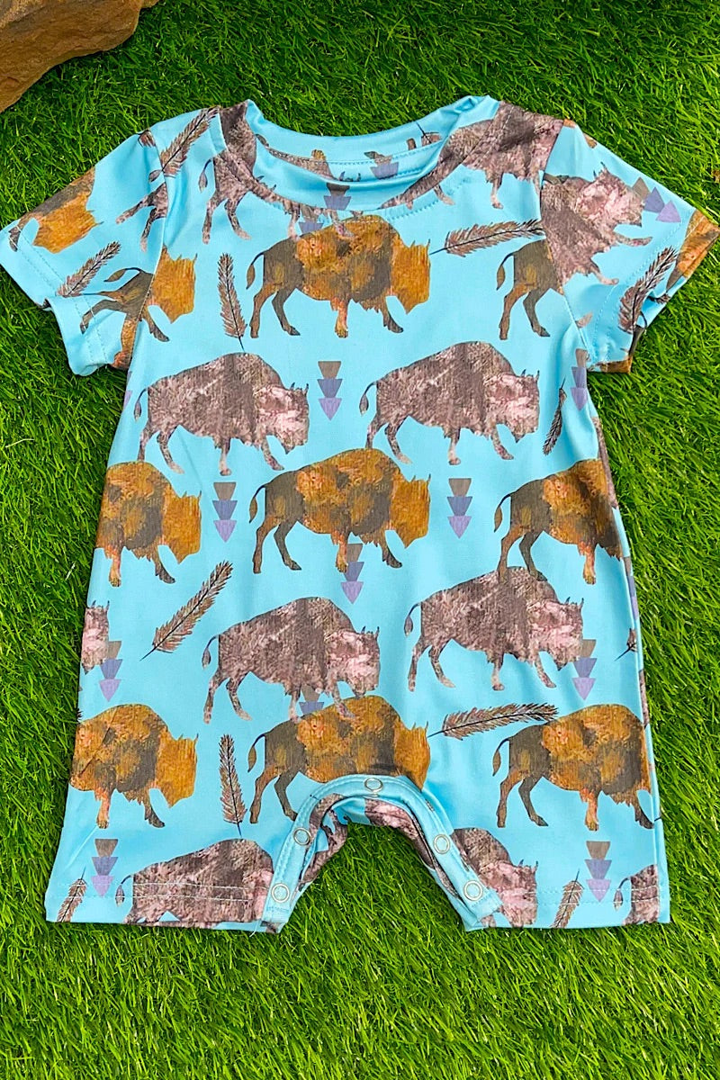 Bull Printed Romper