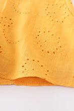Load image into Gallery viewer, Mustard Ruffle Jumpsuit
