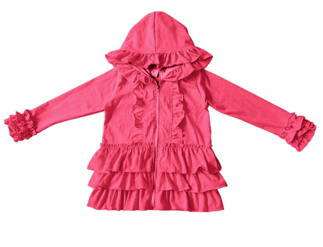 Ruffle Jacket Pink