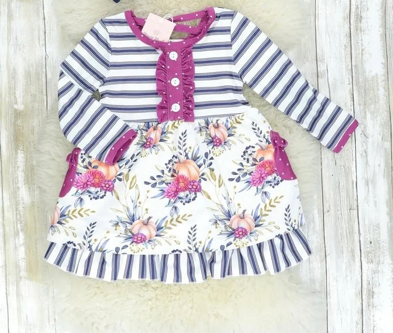 Striped Pumpkin Dress