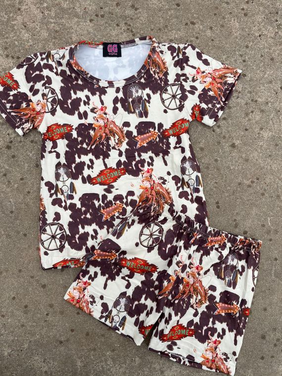 American Cowboy Short Set