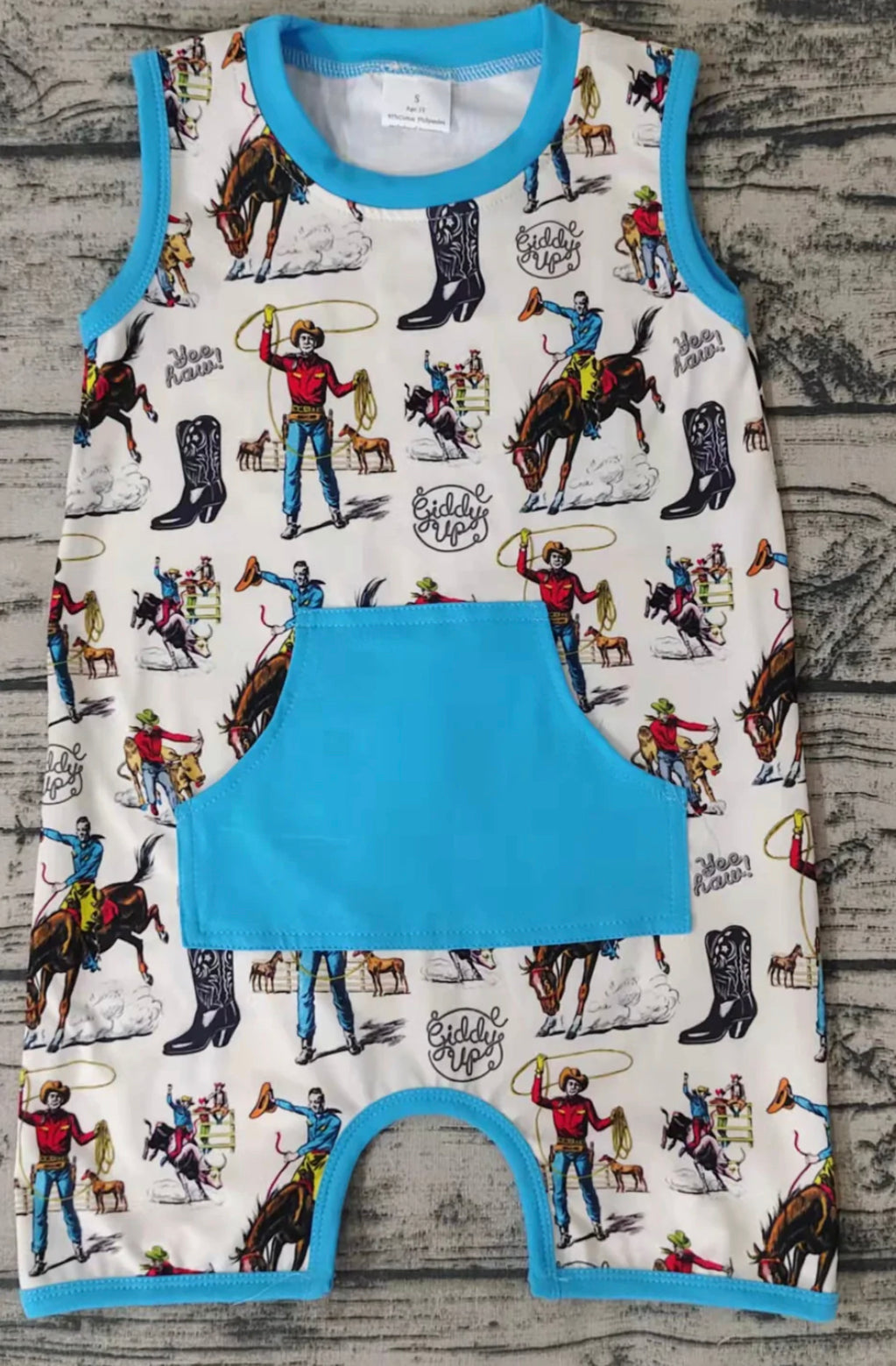 CowBoy Rodeo Romper