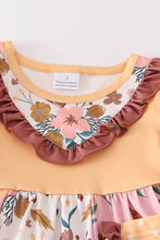 Load image into Gallery viewer, Mustard Floral Pocket Set
