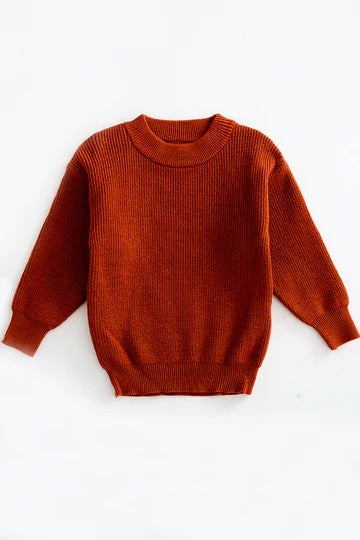 Rust Pullover Sweater
