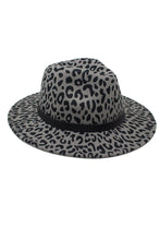 Load image into Gallery viewer, Cheetah Felt Brim Girl Hat
