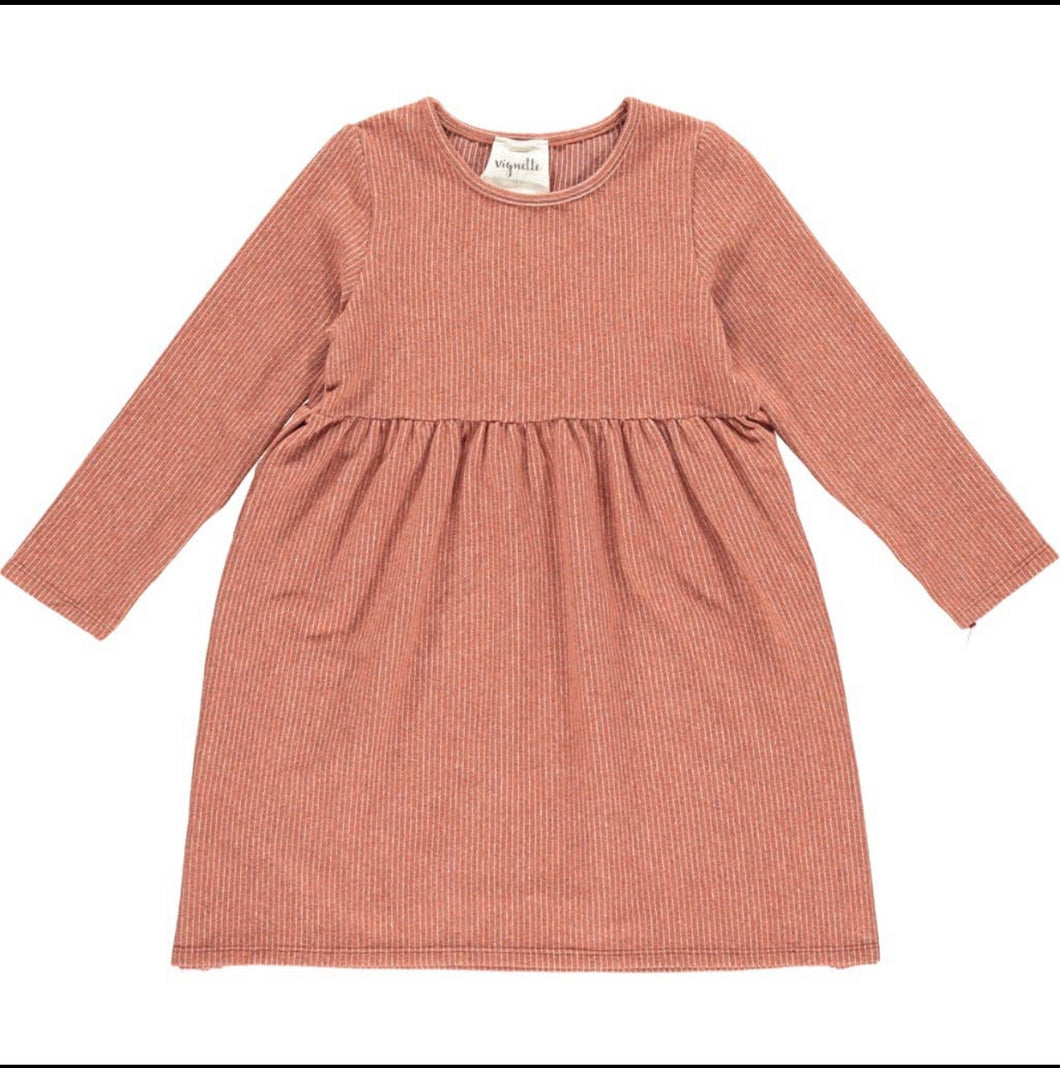 Madigan Dress Rust