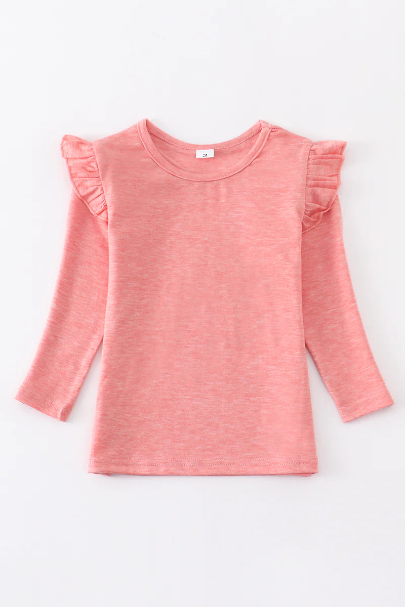 Pink Ruffle Top