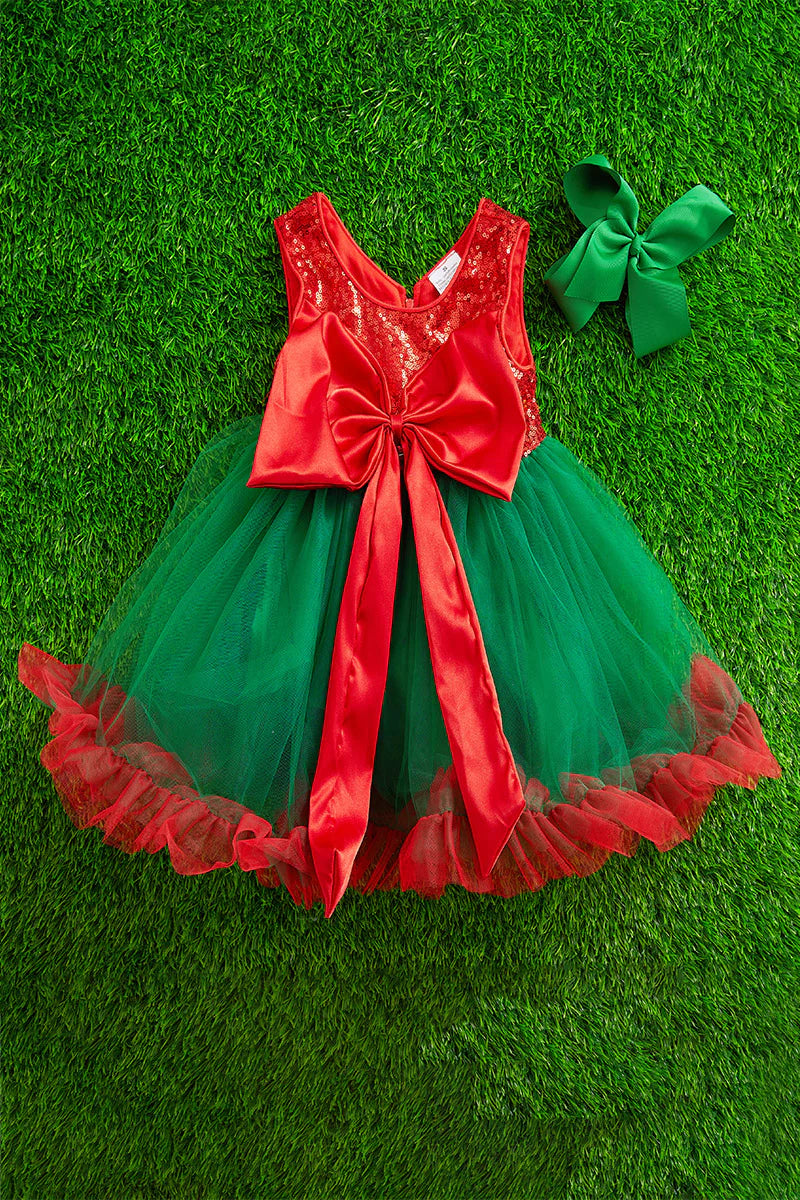 Elegant Bow Tulle dress