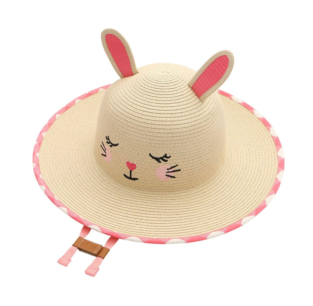 Bunny Straw Hat