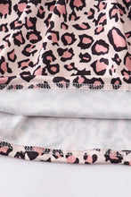Load image into Gallery viewer, Pink Sunflower Leopard dress
