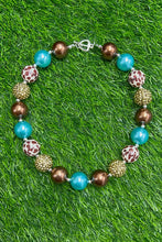 Load image into Gallery viewer, Brown Cow  Bubble Necklace

