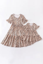 Load image into Gallery viewer, Mommy and Me Leopard Ruffle Dress
