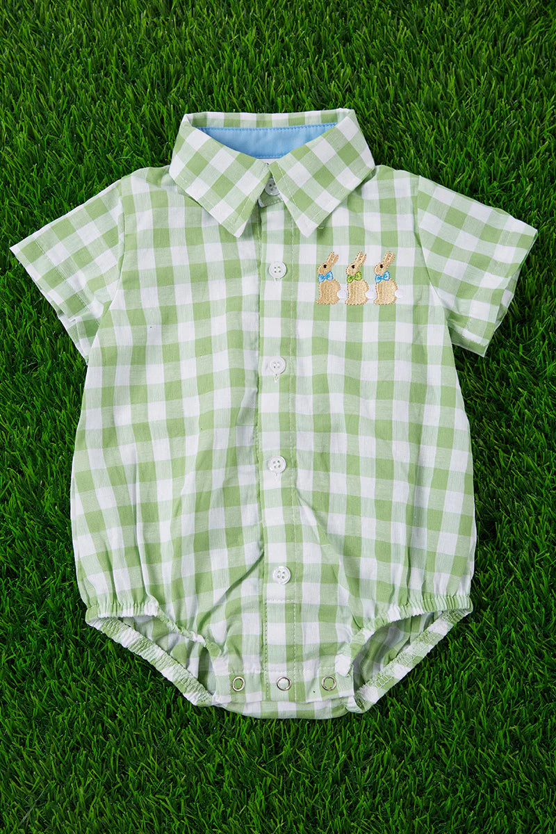 Checker Bunny Onesie