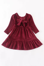 Load image into Gallery viewer, Marron Velvet Dress

