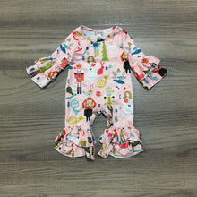 Load image into Gallery viewer, Pink Nutcracker Romper
