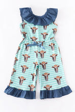 Load image into Gallery viewer, Teal Heifer jumpsuit
