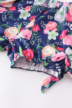 Load image into Gallery viewer, Rose Floral Shorts Set
