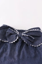 Load image into Gallery viewer, Red Plaid Bow Tie Shorts Set
