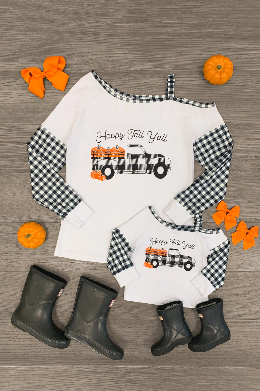 Mommy and Me Happy Fall Top