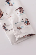 Load image into Gallery viewer, White Duck Smocked Shirt
