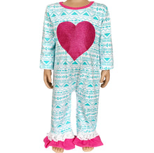 Load image into Gallery viewer, Pink Heart Romper
