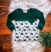 Load image into Gallery viewer, Green Bears Pocket Tee
