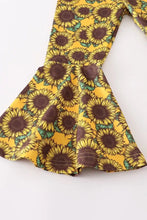 Load image into Gallery viewer, Sunflower Cow Bell Bottoms Set
