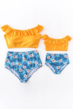 Load image into Gallery viewer, Tropical Floral Mommy and Me Swimsuit
