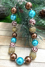 Load image into Gallery viewer, Brown Cow  Bubble Necklace
