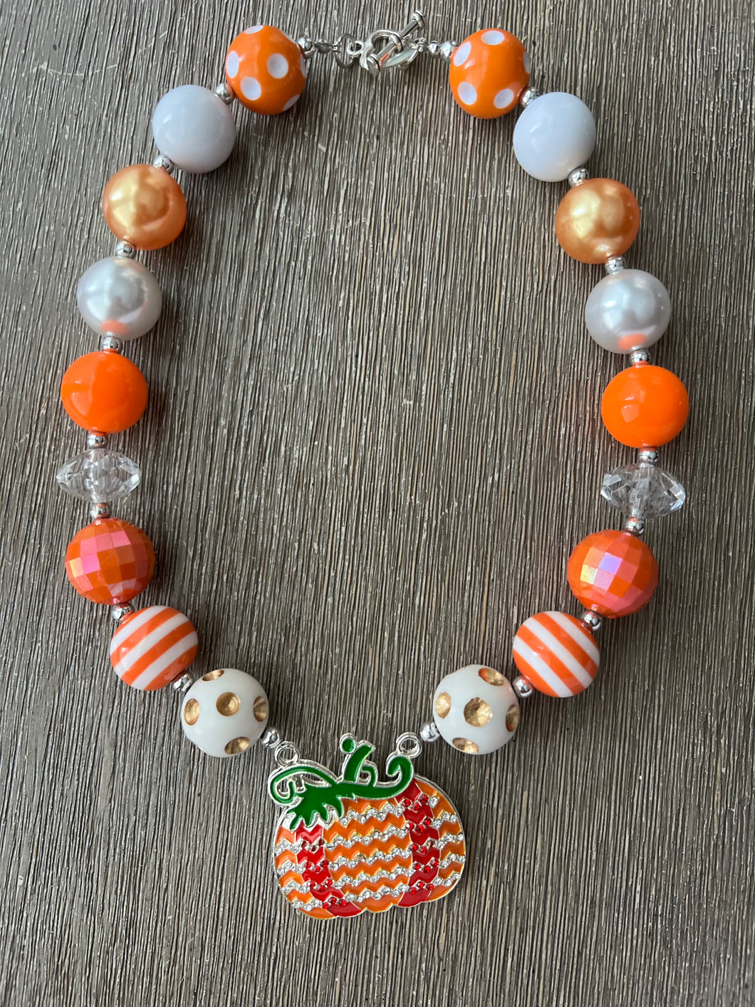 Dots Pumpkin Necklace