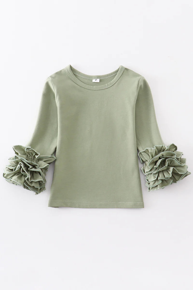 Sage Icing Sleeve Top