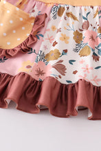 Load image into Gallery viewer, Mustard Floral Pocket Set
