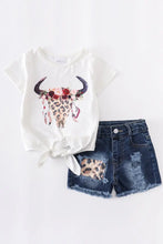Load image into Gallery viewer, Ox Denim Shorts Set
